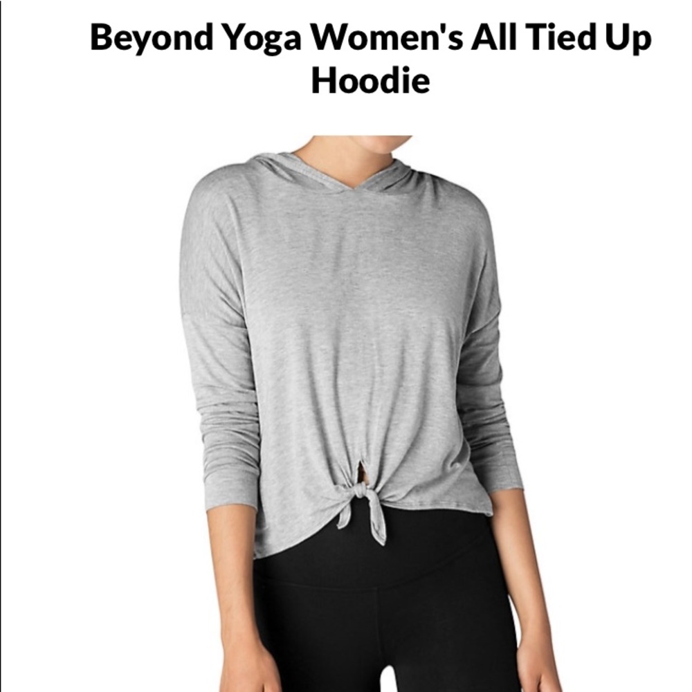 Beyond Yoga All Tied Up Hoodie in Lavender